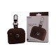 SILICONE CASE WITH KEYCHAIN BLACK STRAP FOR APPLE AIRPODS 3